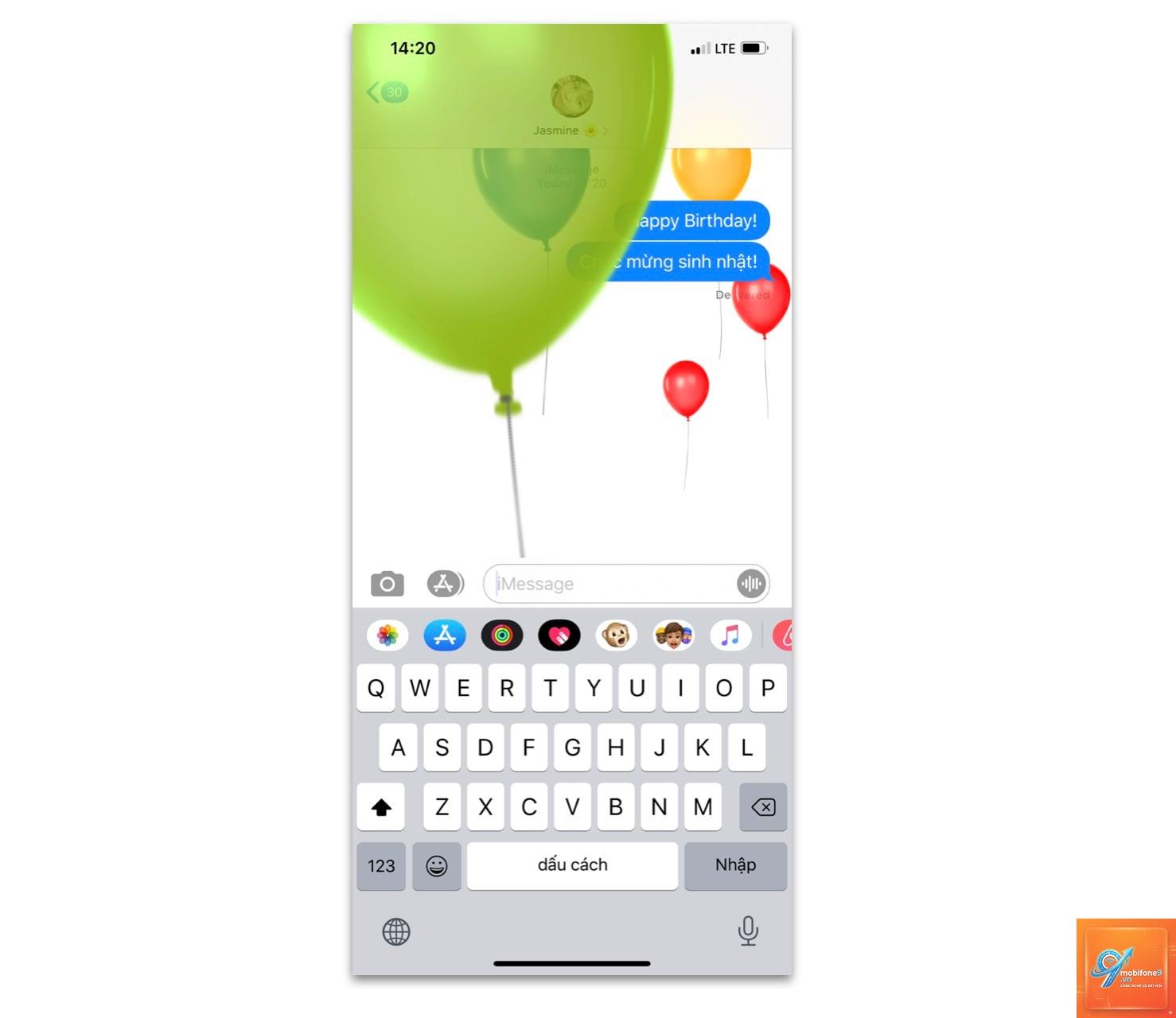 cách gửi hiệu ứng imessage - Hình 2