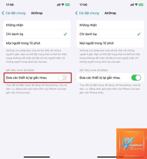 cách gửi liên hệ doanh nghiệp bằng namedrop - Hình 5