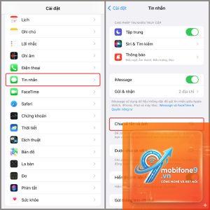 cách gửi tin nhắn sms trên iphone