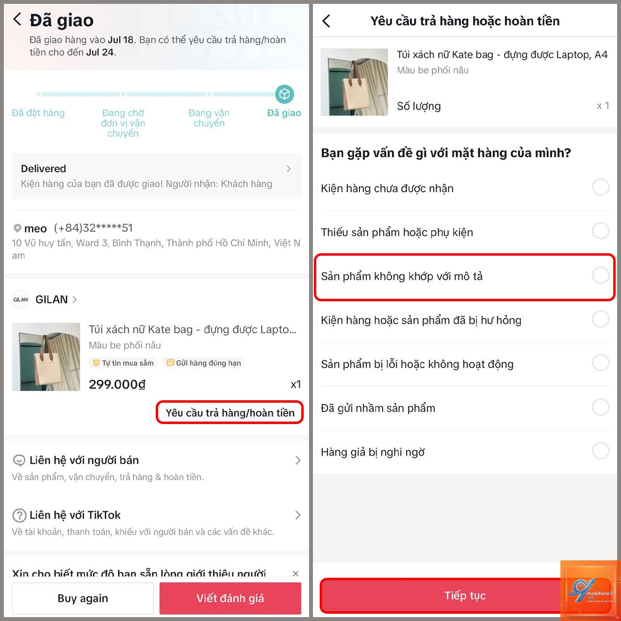 cách hoàn tiền tiktok shop - Hình 3