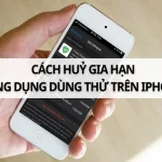 cách hủy check in iphone