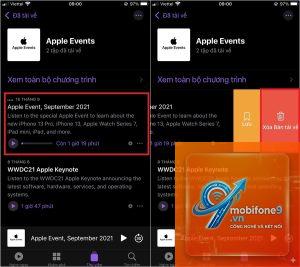 cách hủy đăng ký podcast iphone