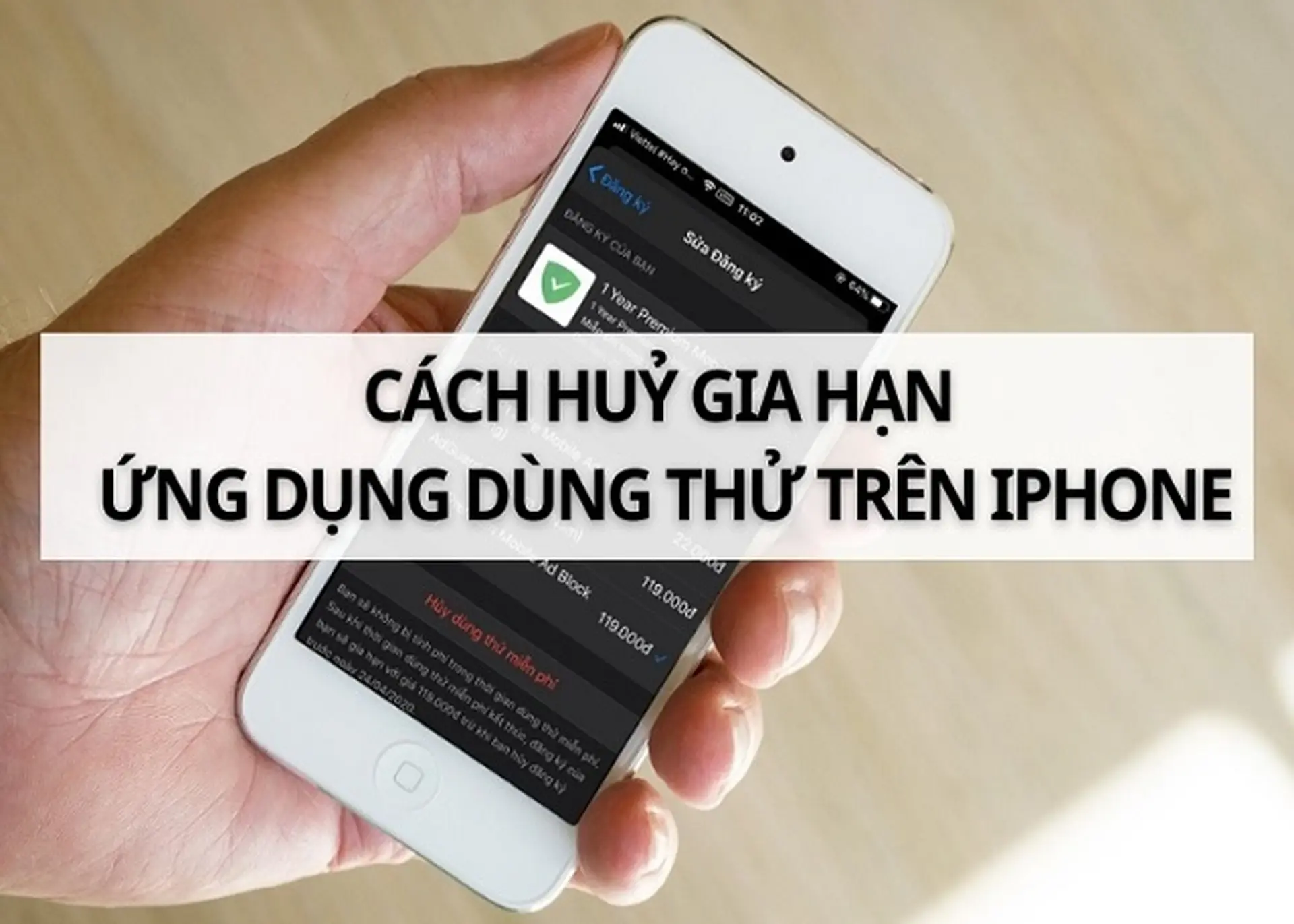 cách hủy đăng ký ứng dụng iphone - Hình 5