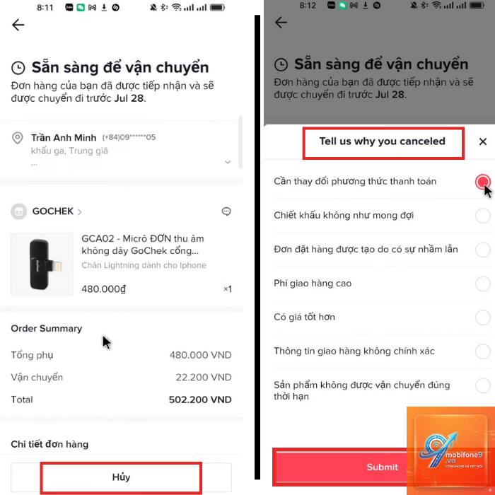 cách hủy đơn tiktok shop - Hình 5