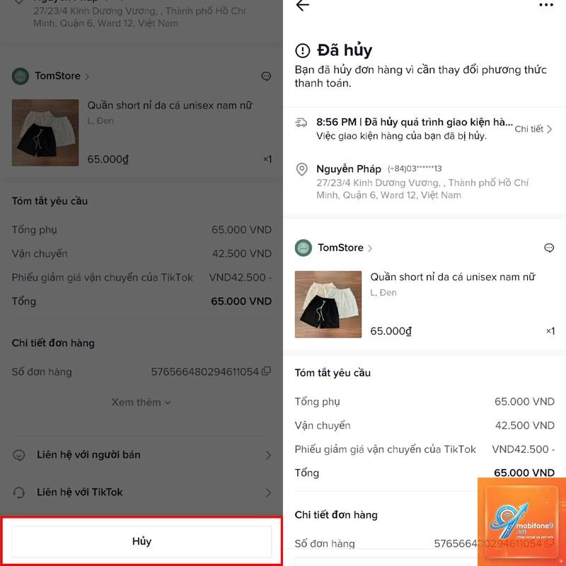 cách hủy đơn tiktok shop - Hình 1