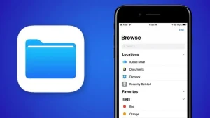 cách kết nối dropbox với files iphone