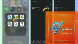 cách kết nối google drive với files iphone
