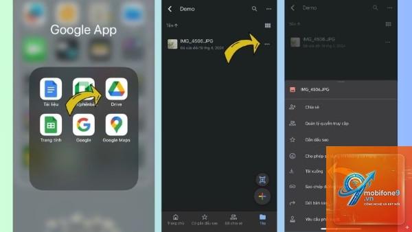 cách kết nối google drive với files iphone - Hình 1