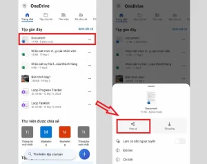 cách kết nối onedrive với files iphone