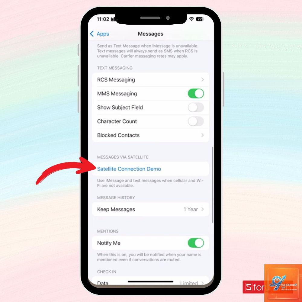 cách kết nối vệ tinh iphone - Hình 3