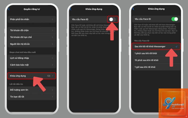 cách khóa Messenger trên iPhone - Hình 5