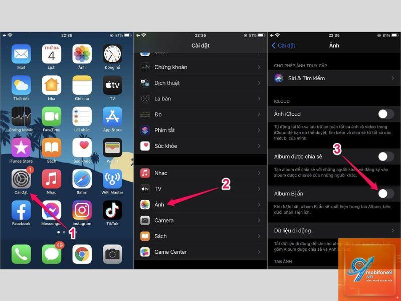 cách khóa album ảnh iphone - Hình 3