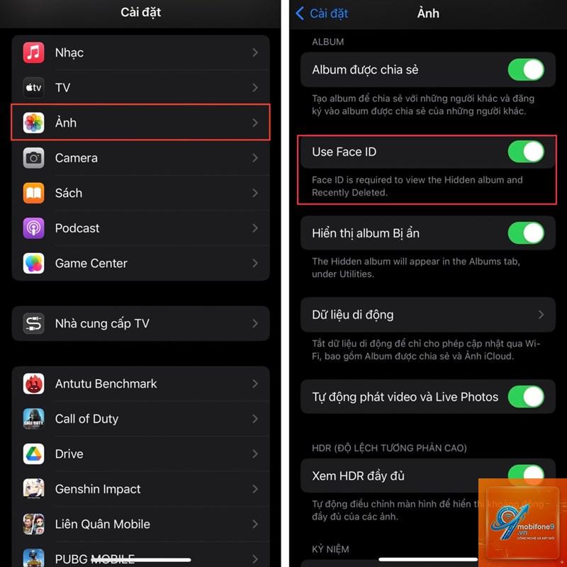 cách khóa ảnh trên iPhone - Hình 1