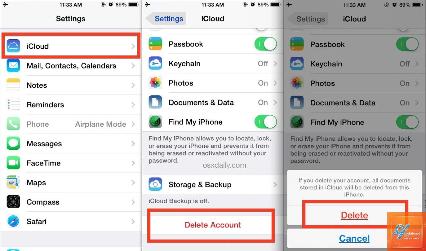 cách khóa iCloud trên iPhone - Hình 4