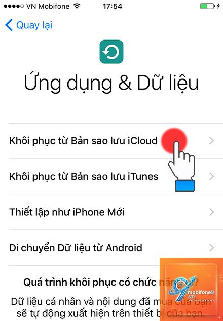 cách khôi phục icloud - Hình 2
