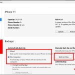 cách khôi phục iphone từ itunes