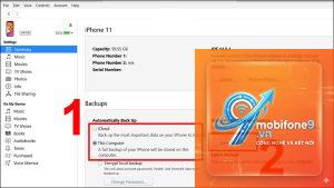 cách khôi phục iphone từ itunes