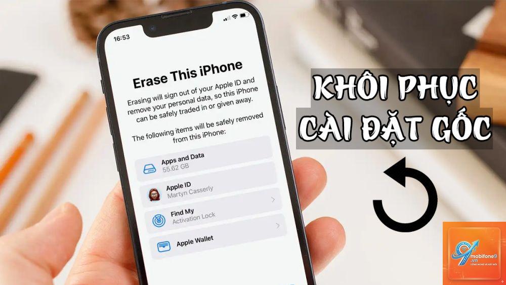 cách khôi phục iphone về cài đặt gốc - Hình 4