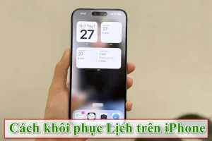 cách khôi phục lịch iphone