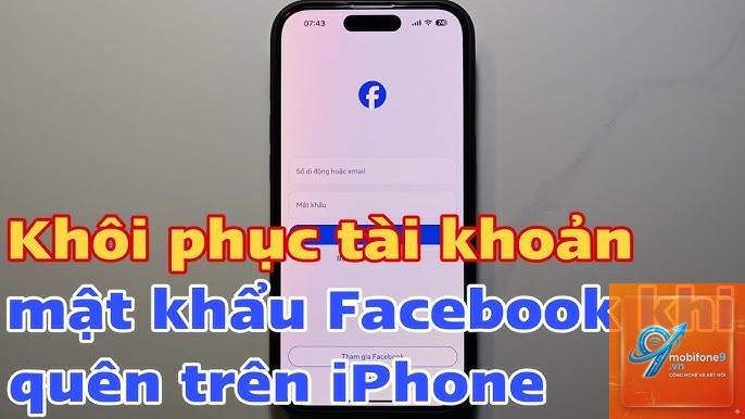 cách khôi phục tài khoản facebook trên iphone - Hình 3