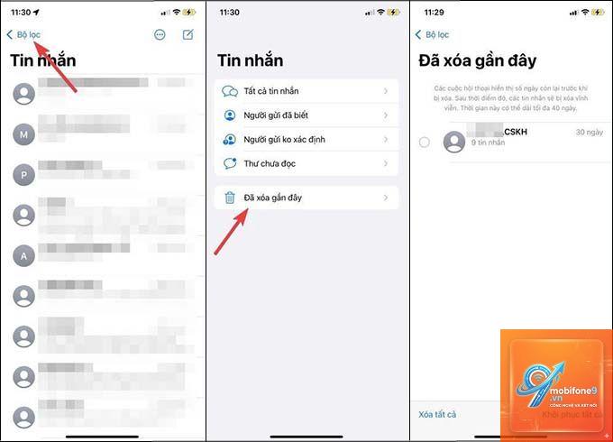 cách khôi phục tin nhắn iphone - Hình 1