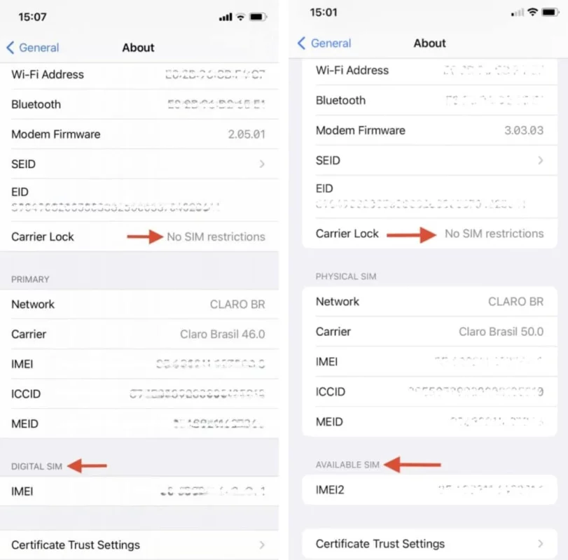 cách kiểm tra eSIM iPhone - Hình 5