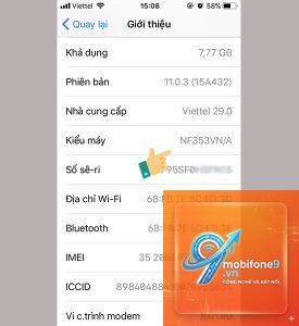 cách kiểm tra nhà mạng iphone