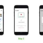 cách livestream youtube trên iphone