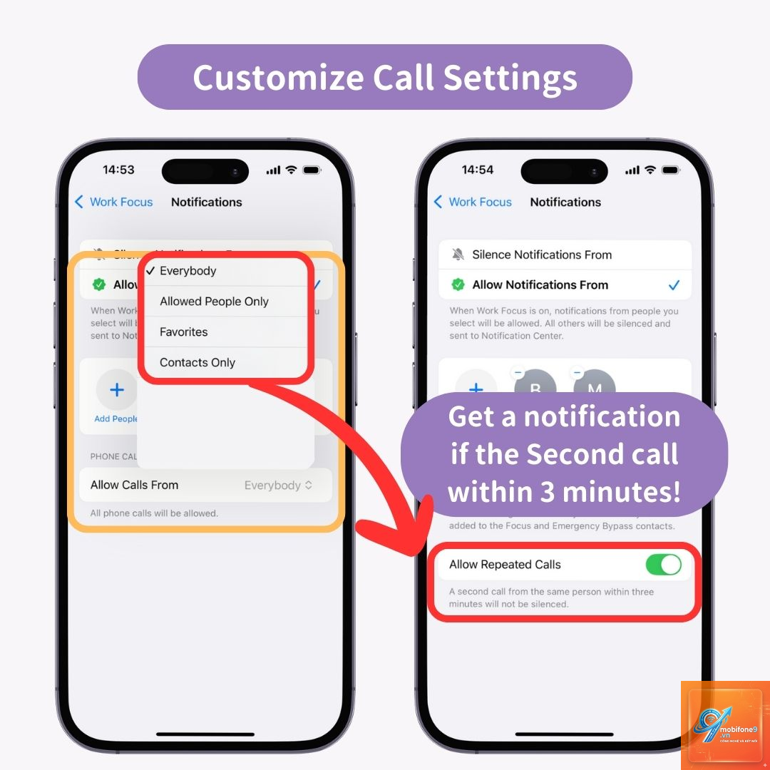 cách lọc cuộc gọi bằng focus mode - Hình 2