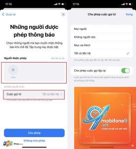 cách lọc cuộc gọi bằng focus mode