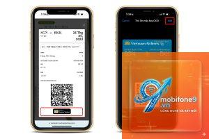 cách lưu vé máy bay vào apple wallet