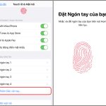 cách mở khóa Touch ID trên iPhone