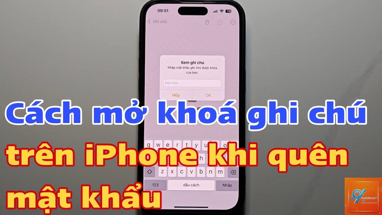 cách mở khóa ghi chú trên iPhone - Hình 5
