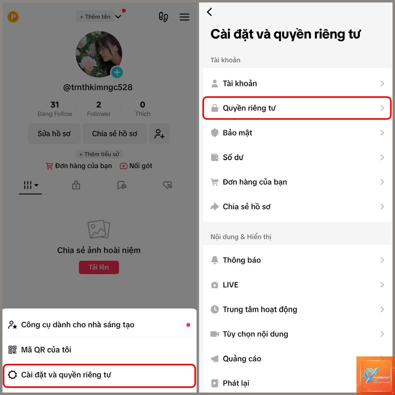 cách mở khóa người dùng tiktok trên iphone - Hình 2