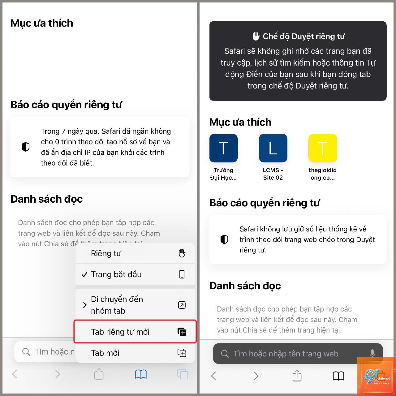 cách mở tab ẩn danh safari - Hình 3