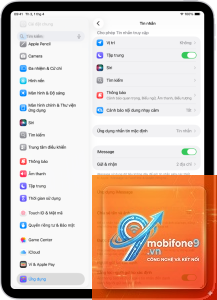 cách nhận tin nhắn iphone trên ipad