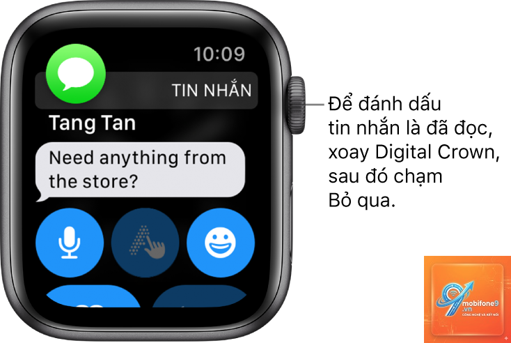 cách nhận tin nhắn trên apple watch - Hình 5
