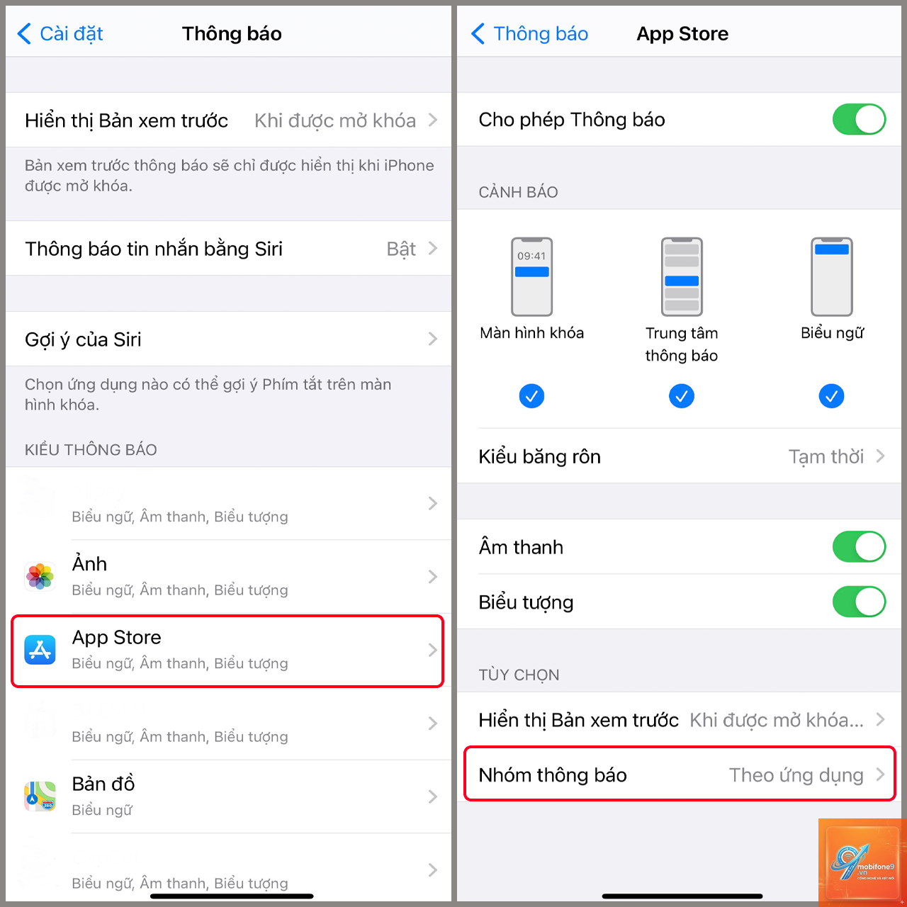 cách nhóm thông báo iphone - Hình 5