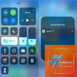 cách phản chiếu màn hình iphone