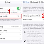 cách phát wifi từ iphone