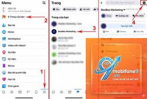 cách quản lý fanpage facebook trên iphone