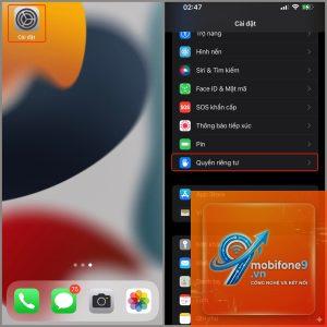 cách quản lý quyền ứng dụng iphone