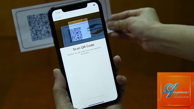 cách quét qr esim trên iphone - Hình 4