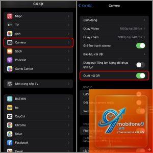 cách quét qr web trên iphone