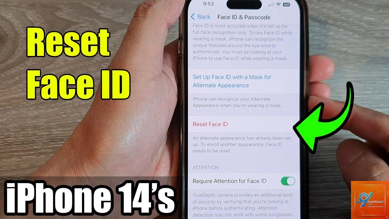 cách reset face id iphone - Hình 3