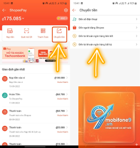 cách rút tiền shopeepay trên iphone