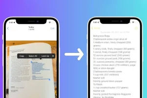 cách sao chép chữ từ ảnh iphone
