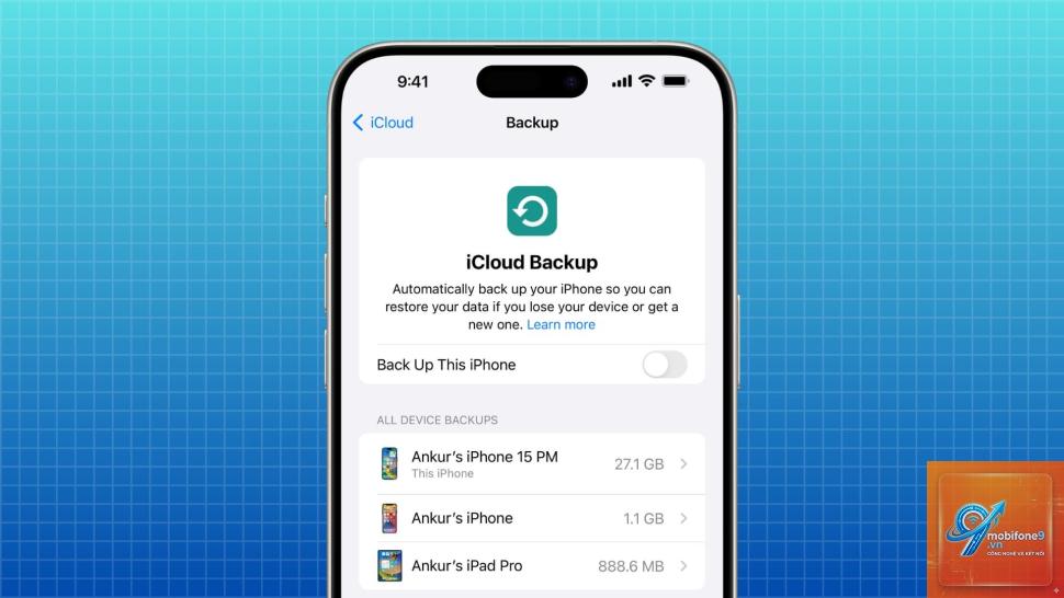 cách sao lưu dữ liệu apple wallet - Hình 5