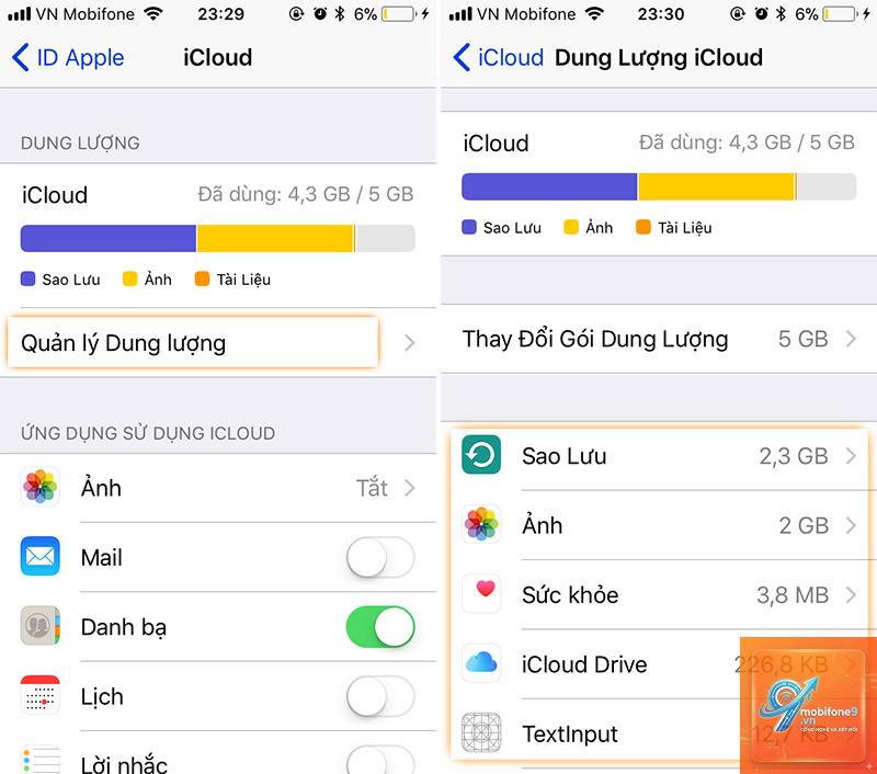 cách sao lưu iphone khi đầy icloud - Hình 5