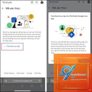cách sử dụng passkey với google